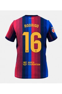 Barcelona Rodri Hernandez #16 Fotballdrakt Hjemme Klær 2026-27 Korte ermer